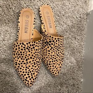 Cheetah print flats